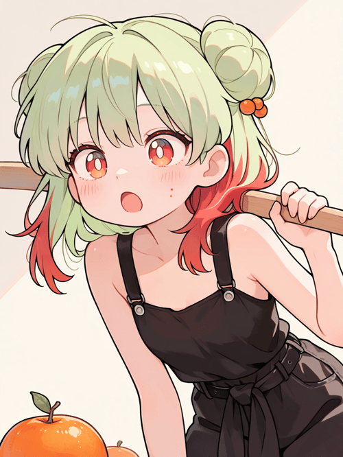 cute Retro Girl by inknoir on Tensor.Art