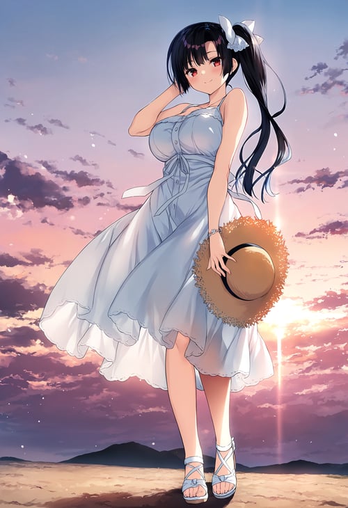 Saori Kamino/神野 沙織 - Gakkou de Seishun! /学校で性春! by poron on Tensor.Art