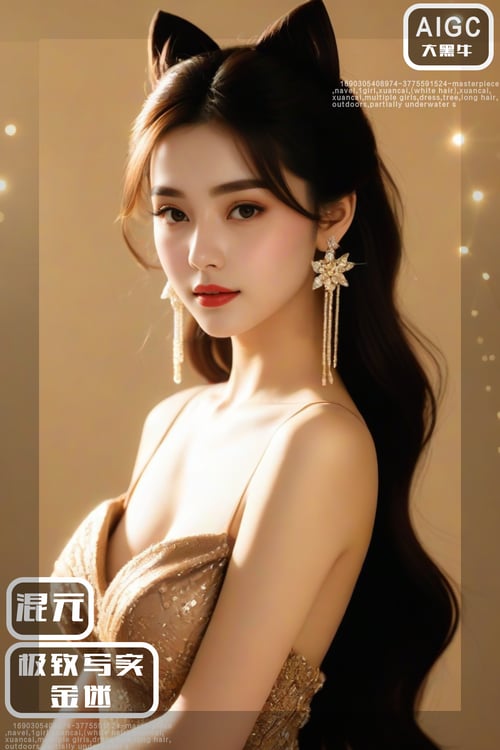 混元极致写实-金迷 by 大黑牛AI on Tensor.Art