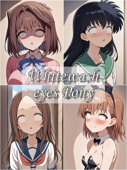 Whitewash Eyes / Shirome / Hypnosis by I am not the creator on Tensor.Art