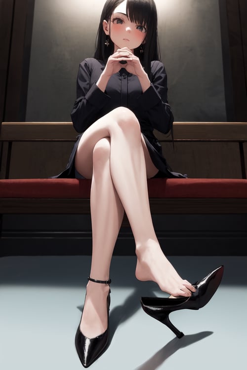 High Heels Dangle | 悬着的高跟鞋 by Akiseki on Tensor.Art