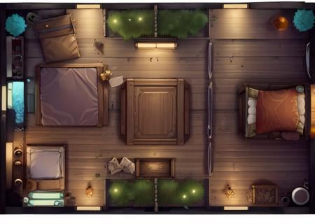 Table Rpg / D&D Maps -(BattleMap)- #9 - Inside by Ai.user on Tensor.Art