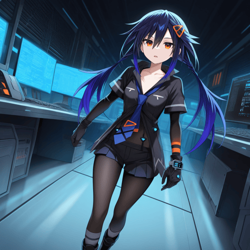 Uzume - Hyperdim. Neptunia (14 Outfits/3 Forms) by Khanykov01 on Tensor.Art