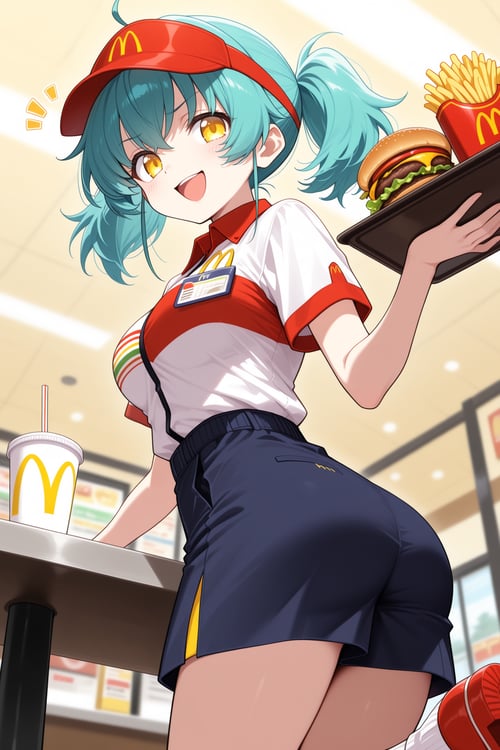 mcdonald's uniform / 日本マクドナルド旧制服 by yy on Tensor.Art