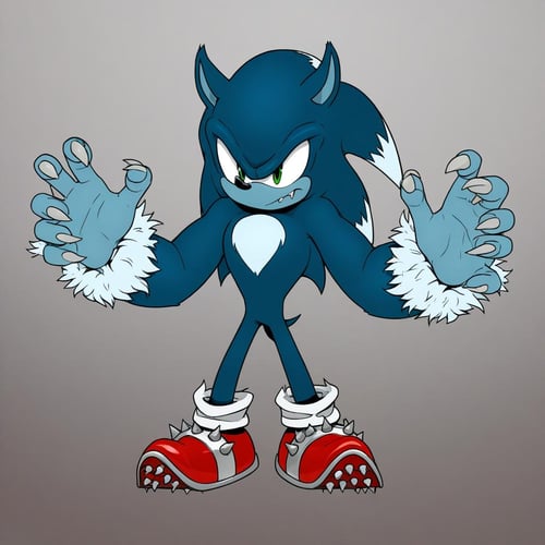 sonic the werehog by user_797648656332310610 on Tensor.Art