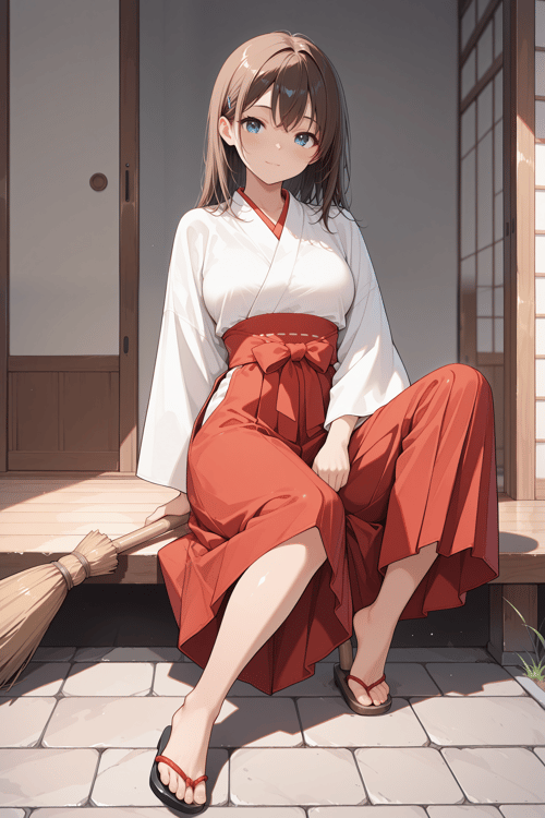 巫女/miko(anima,XL) by miaomiao on Tensor.Art