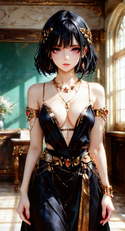 Sexy black dress by miaomiao on Tensor.Art