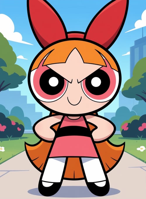 Blossom (powerpuff girls) [anima/IL] by MiiBrawlerlover on Tensor.Art
