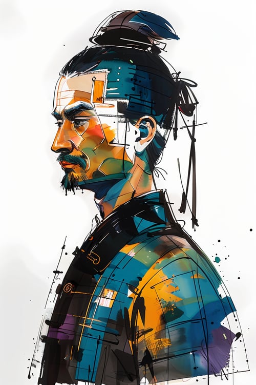 当水墨遇上水彩 by tensorxy on Tensor.Art
