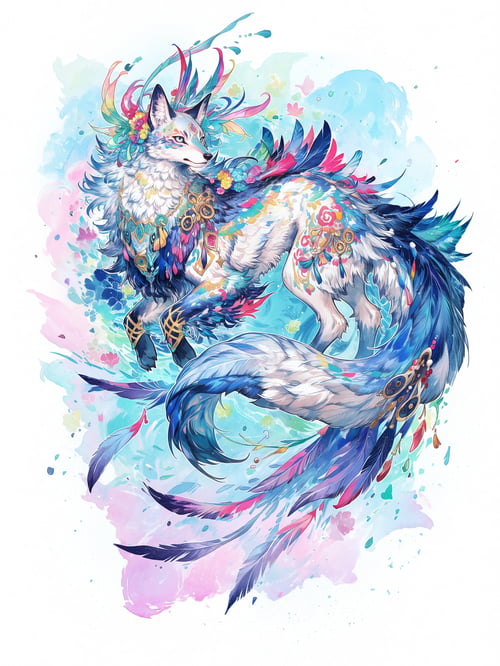 Indigo Furry Mix Anima by Alex on Tensor.Art
