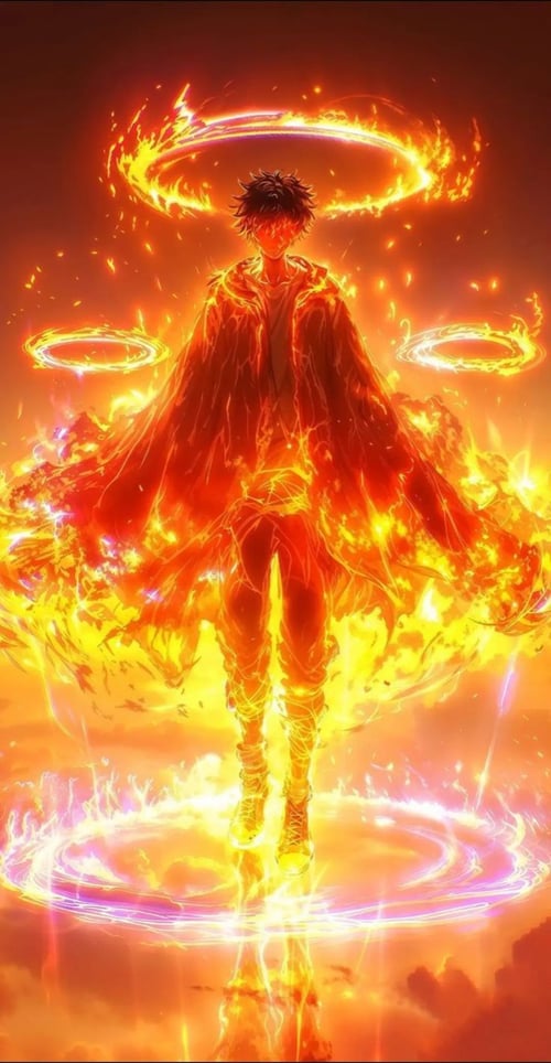 Fire Flame - Solar Inferno Arcane Style by Irman Franklin on Tensor.Art