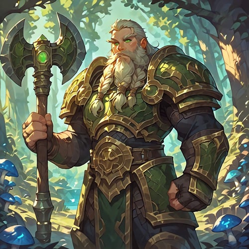 Pony World of Warcraft Dwarf - By HailoKnight by user_735282200731431107 on Tensor.Art