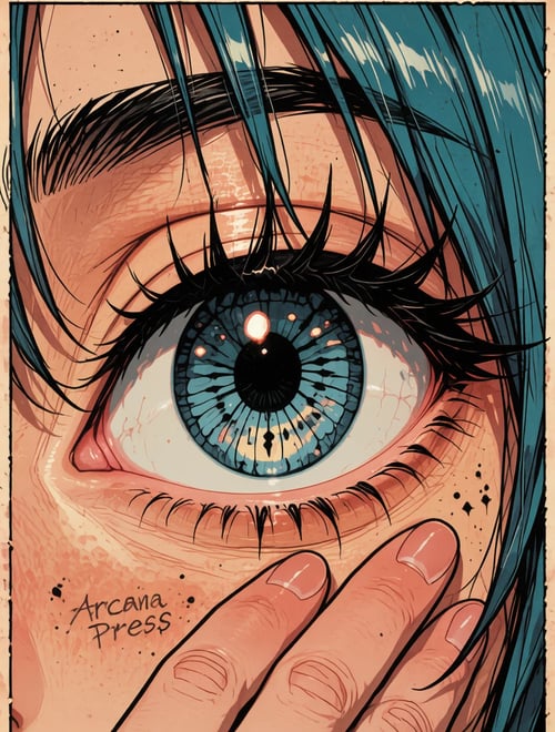 Arcana Press - A Vintage Pulp Horror / Comic Inspi by inknoir on Tensor.Art