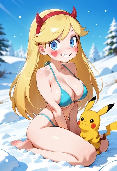 Girls with small Pokemon by Ahegao_ Nsfw  on Tensor.Art