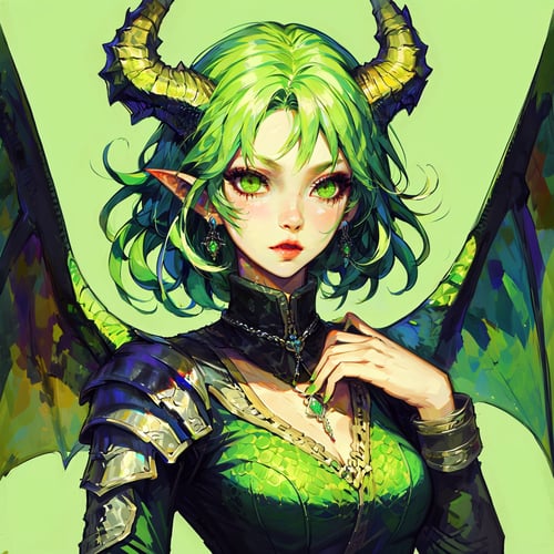 HEZI_巨龙少女 by 盒子 on Tensor.Art