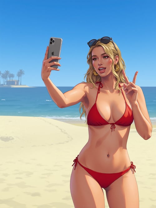 GTA 6 Style | Grand Theft Auto VI FLUX Style LoRA by Pebiss on Tensor.Art