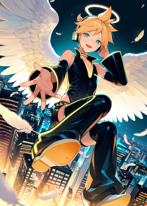 Kagamine Len with multi costumes [Vocaloid] by Min on Tensor.Art