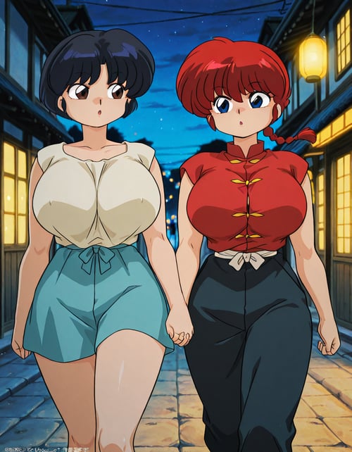 Ranma and Akane - Love - Ranma 1/2 by Alucard on Tensor.Art