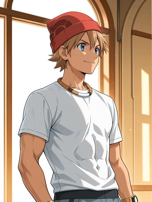 Nate (Male Protagonist) | Pokemon Battle Revolutio by GyakuImpact on Tensor.Art