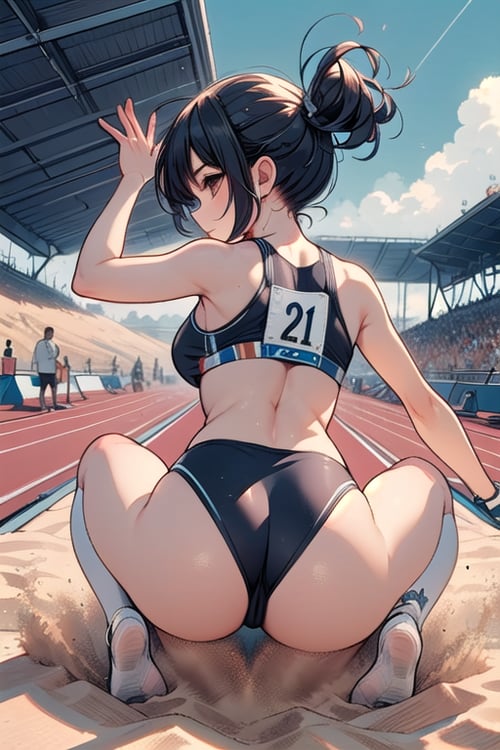 girl like long jump by 鬼畫符 on Tensor.Art