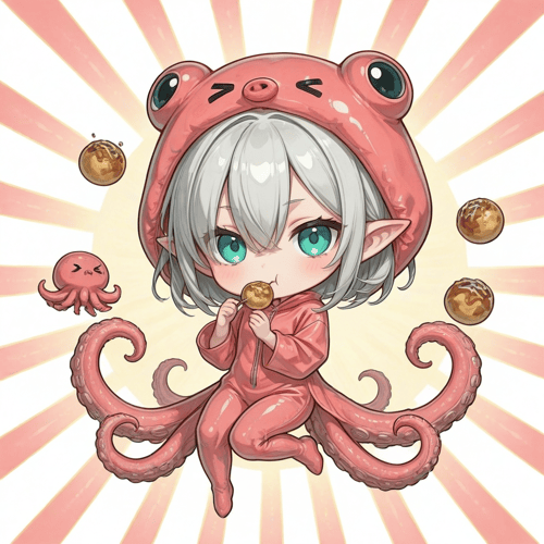 衣装LoRA タコ着ぐるみ衣装 PixAI版LoRA by スライムナイト on Tensor.Art