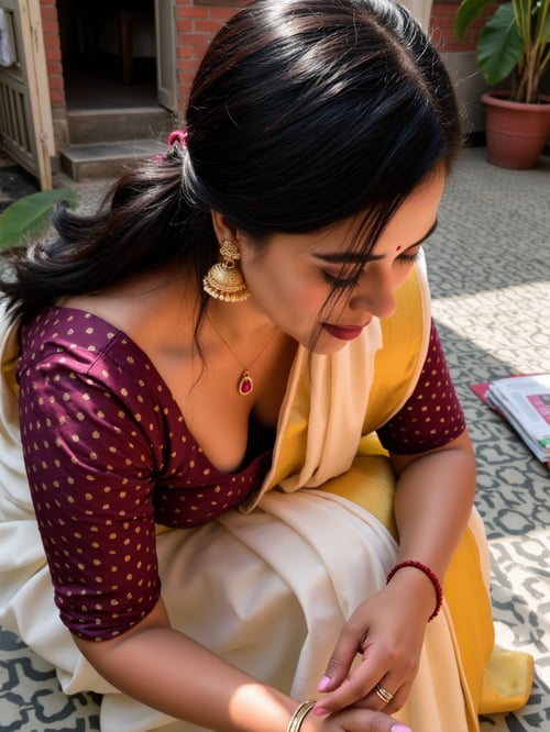 Saree Poses✨💛 by BeuT_Ai on Tensor.Art