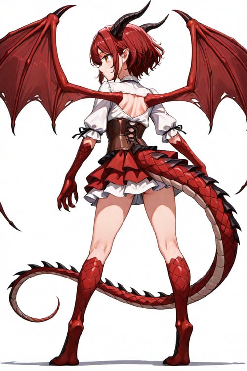 オリジナルAIキャラ Dragonewt Girl セラフィナ・ドラコニス by スライムナイト on Tensor.Art