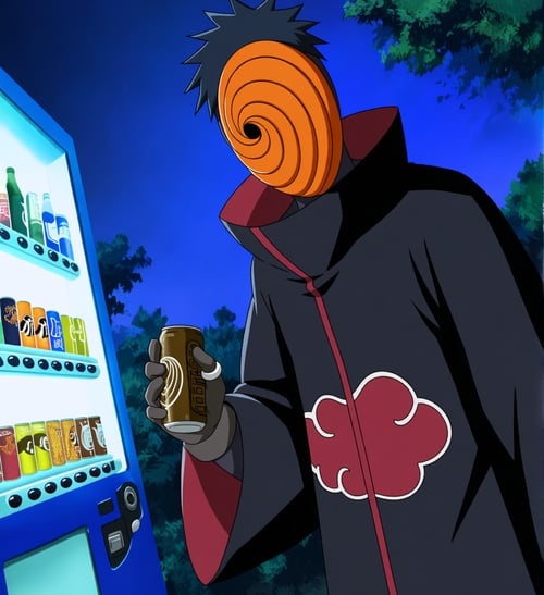 Tobi- Naruto Shippuden |Anima| by Cuervo on Tensor.Art