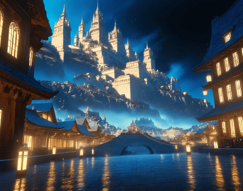 Anime Fantasy Architecture (Buildings) (NoobAI) (AD) by Min on Tensor.Art