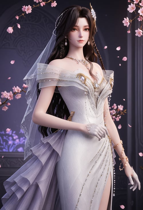 夜未央 婚服-国漫-Illustrious光辉 by 云落 on Tensor.Art