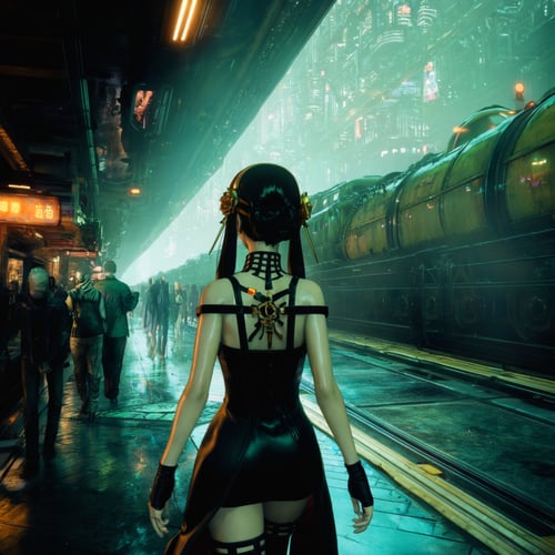 Cyberpunk City (Stellar Blade: Blood Rain) by 鬼畫符 on Tensor.Art