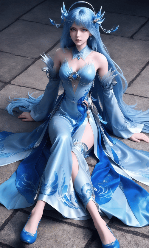 蓝仙 by 南风知我意 on Tensor.Art