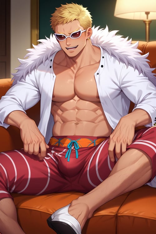 Don Quixote Doflamingo | One Piece (PonyXL) by Blake - Can't Take a Break 😁✌️ on Tensor.Art