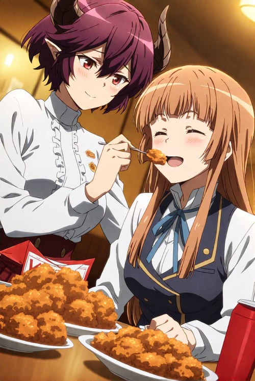 Mysteria ( Manaria ) friends - Anne & Grea by Pio on Tensor.Art