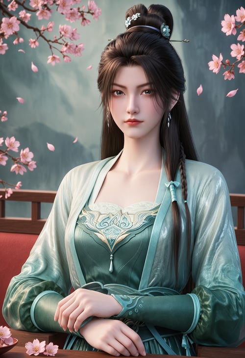 李柳 镜头太少,面部还原稍弱-国漫-Illustrious光辉 by 云落 on Tensor.Art