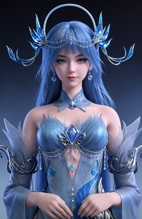 完美世界-蓝仙 by 漫 on Tensor.Art