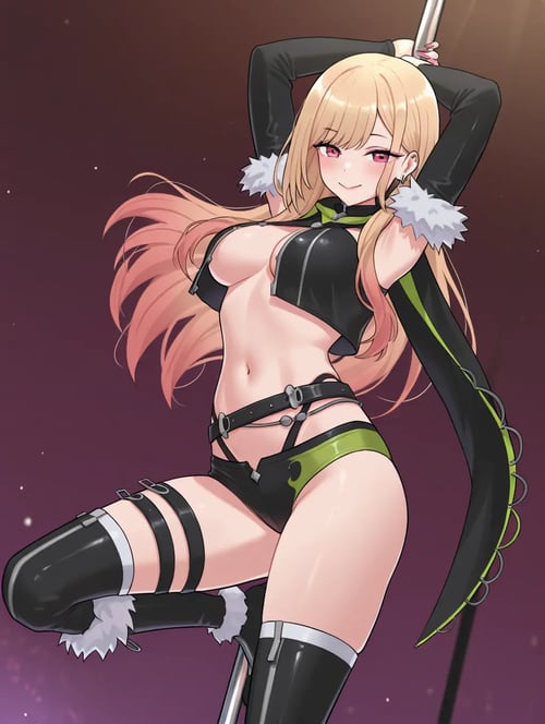 Soulworker Mob / Poison's outfit 毒魔服裝 only outfit by reprinter on Tensor.Art
