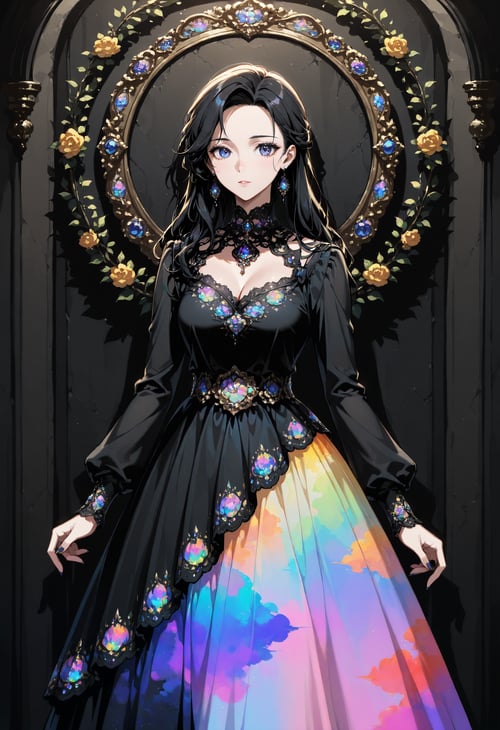 Black Opal Dress by miaomiao on Tensor.Art