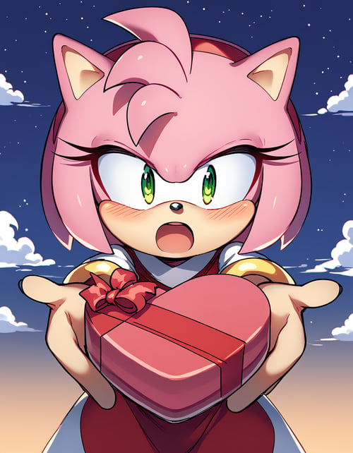 Amy Rose (Sonic the Hedgehog) - Nochekaiser881 by GleamingBlue on Tensor.Art