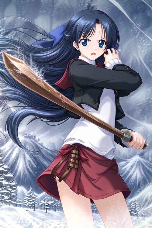 新倉 明日香(雪語り)/ Asuka Niikura (Yukigatari) by azrakuC on Tensor.Art