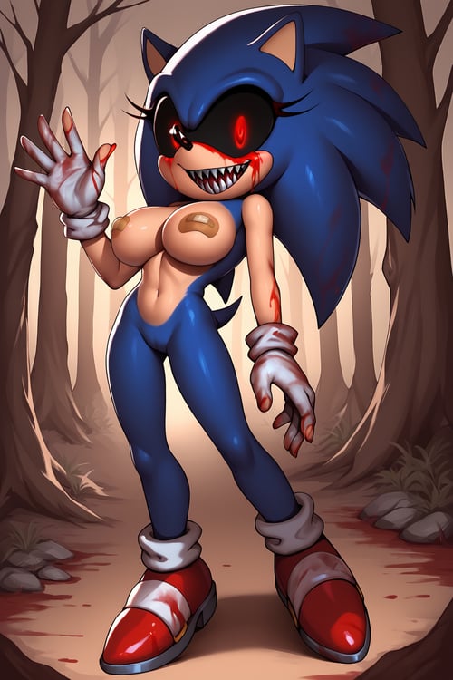 Sonic.exe (Creepypasta) - LoRA PonyXL [NSFW Suppor by KillerUwU13_AI on Tensor.Art