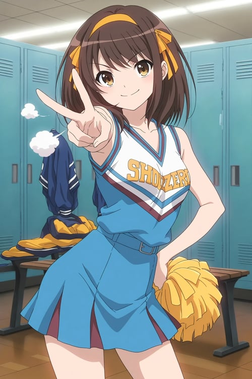 Haruhi Suzumiya (涼宮 ハルヒ) - The Melancholy of Haruh by Katori Konoe on Tensor.Art