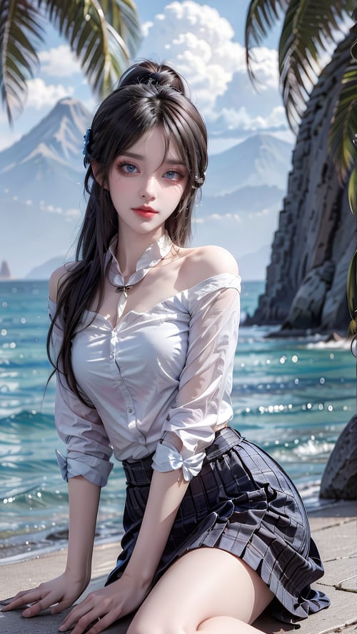 白色學生製服(white student uniform) by 小良 on Tensor.Art