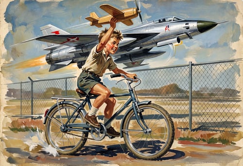 Vintage pulp art style by PrivateHindsight on Tensor.Art