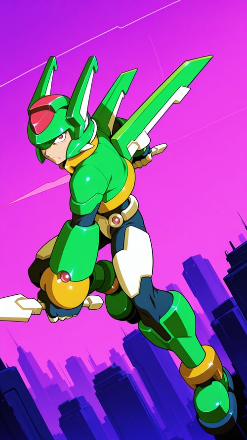 Model H - Megaman ZX Advent by bfai on Tensor.Art