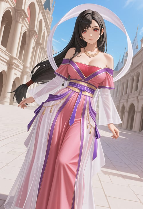三國志１４・貂蝉コスチューム / Three Kingdoms 14 Chousen (DiaoChan) Costume - DOAXVV Outfit (Illustrious) by Min on Tensor.Art