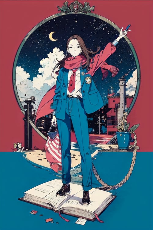 中村佑介|四叠半|亚洲功夫小子封面风格 by bagadiyi on Tensor.Art