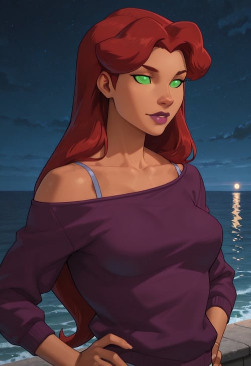 Starfire | Teen Titans vs Justice League by T3rryMcg1nn1s on Tensor.Art