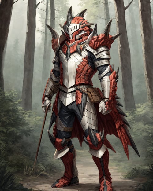 Rathalos Armor (MH3 Blademaster)[Monster Hunter] by miaomiao on Tensor.Art
