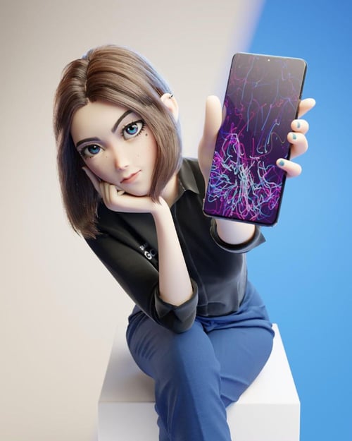 Samsung Sam (lost media virtual influencer) by LenoMusic-charsquad_official on Tensor.Art